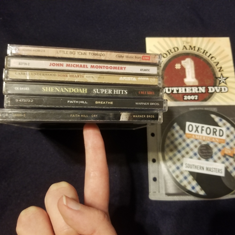 8 country cds- Faith Hill, Oxford American, & more!